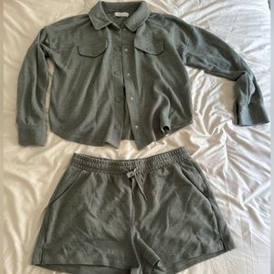 Hippie Rose loungewear two piece set- L